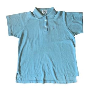 Vintage Retro Lacoste Polo Blue